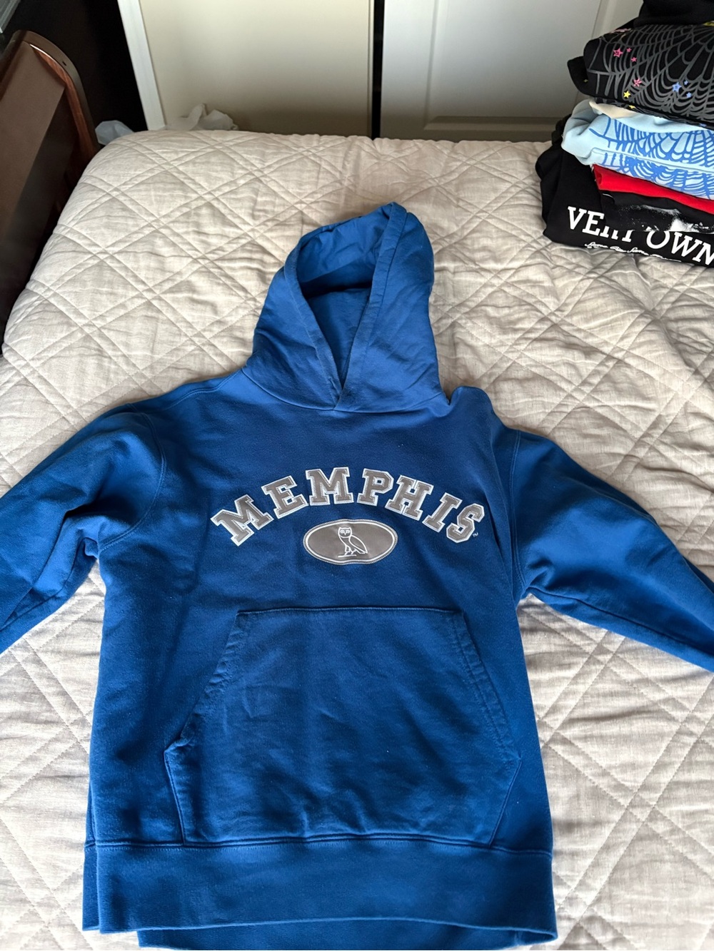 OVO Blue "Memphis" Hooded Sweatshirt